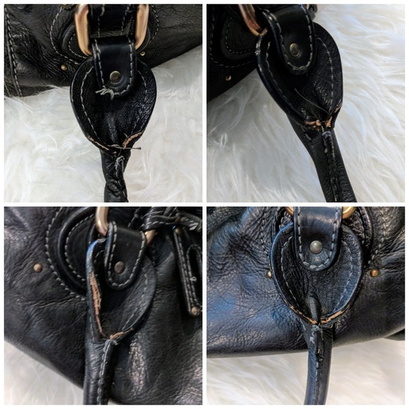 Chloe Paddington Black Leather Satchel - Picture 7 of 8